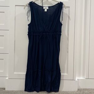 LOFT Navy Blue Sleeveless Dress